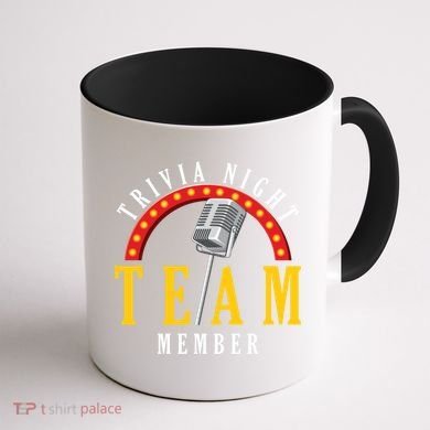 Trivia Night Team Member Quiz Game Show Trivia Gift Coffee Mug back