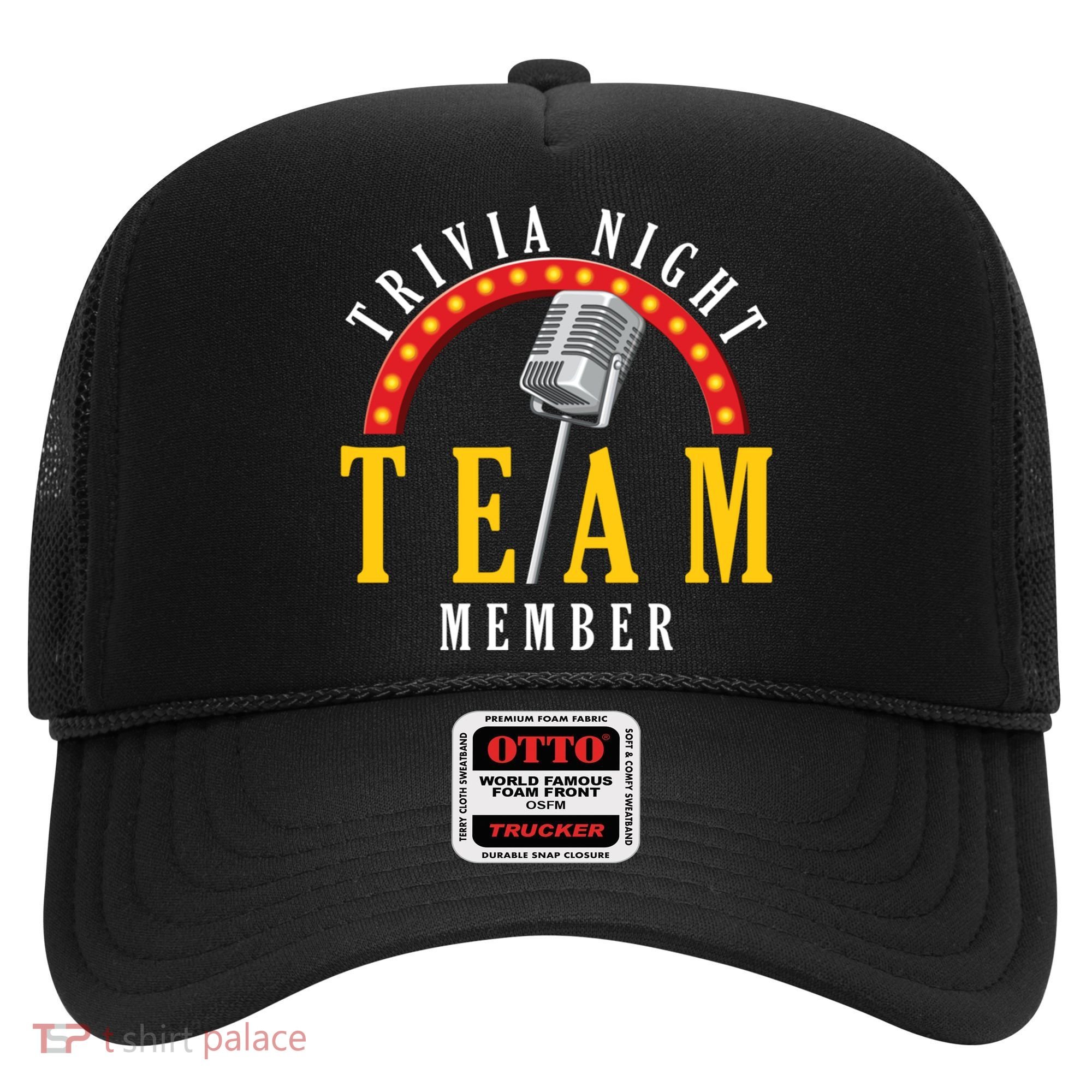 Trivia Night Team Member Quiz Game Show Trivia Gift Hat
