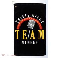 Trivia Night Team Member Quiz Game Show Trivia Gift Golf Towel thumb 0