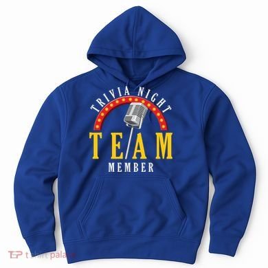 Trivia Night Team Member Quiz Game Show Trivia Gift Hoodie