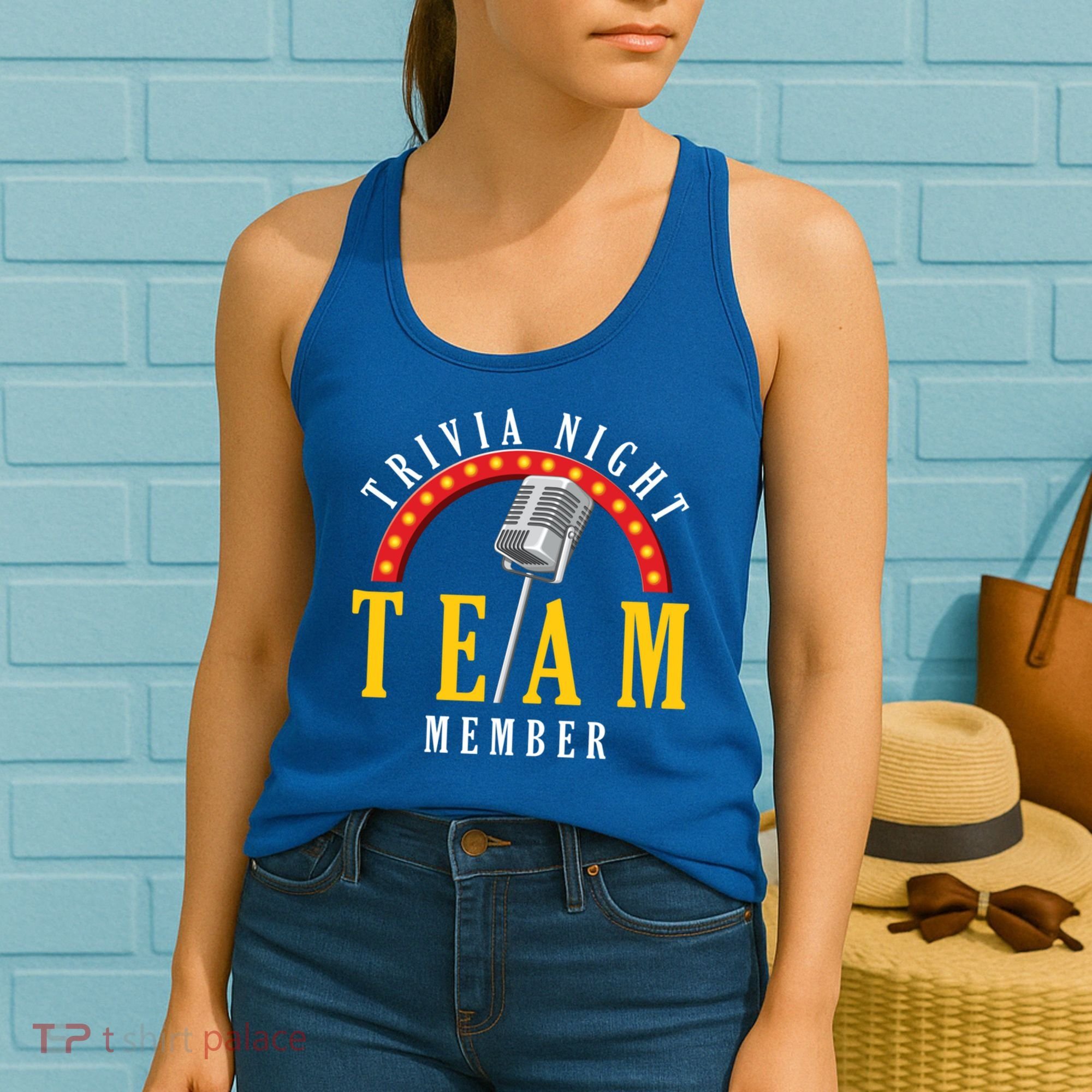 Trivia Night Team Member Quiz Game Show Trivia Gift Women's Tank Top