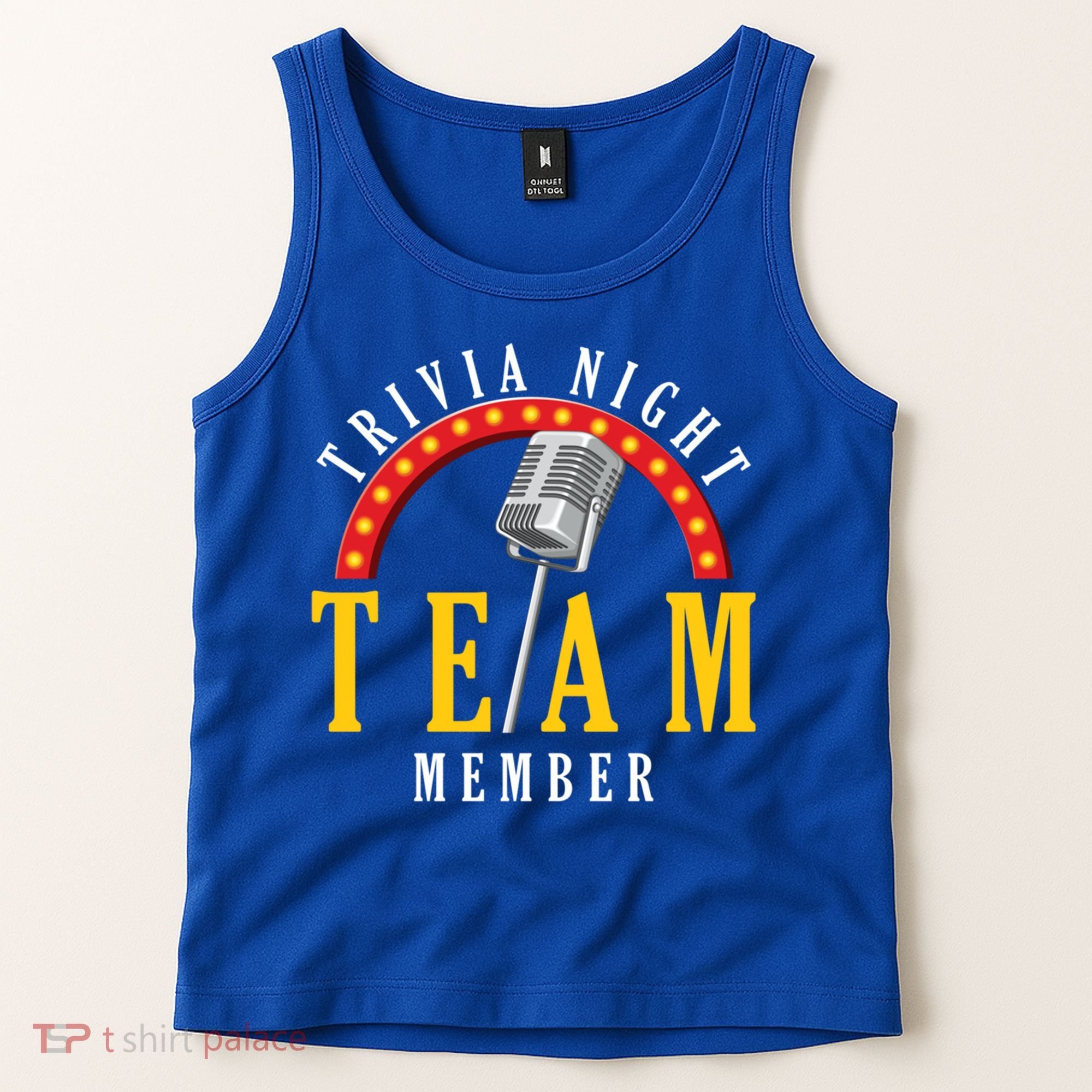 Trivia Night Team Member Quiz Game Show Trivia Gift Tank Top