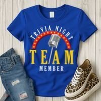 Trivia Night Team Member Quiz Game Show Trivia Gift Women's T-Shirt thumb 3