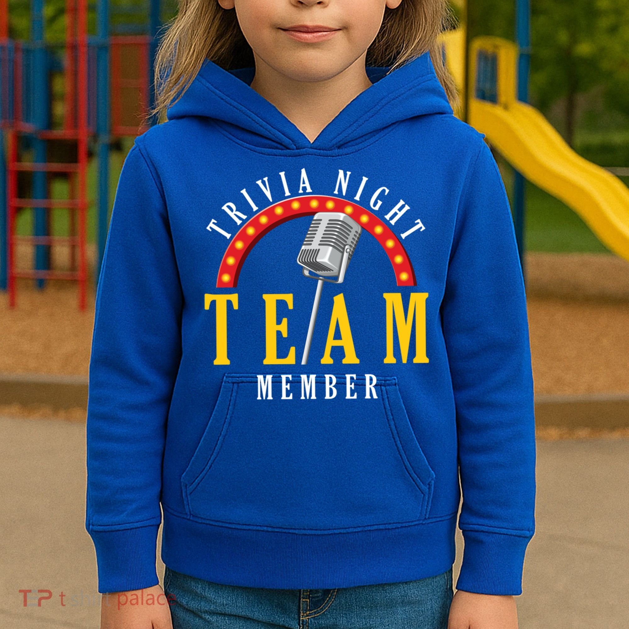 Trivia Night Team Member Quiz Game Show Trivia Gift Kids Hoodie