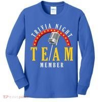 Trivia Night Team Member Quiz Game Show Trivia Gift Kids Long Sleeve Shirt thumb 0