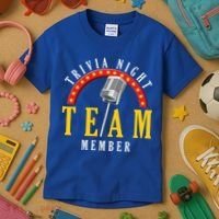 Trivia Night Team Member Quiz Game Show Trivia Gift Kids T-Shirt thumb 3