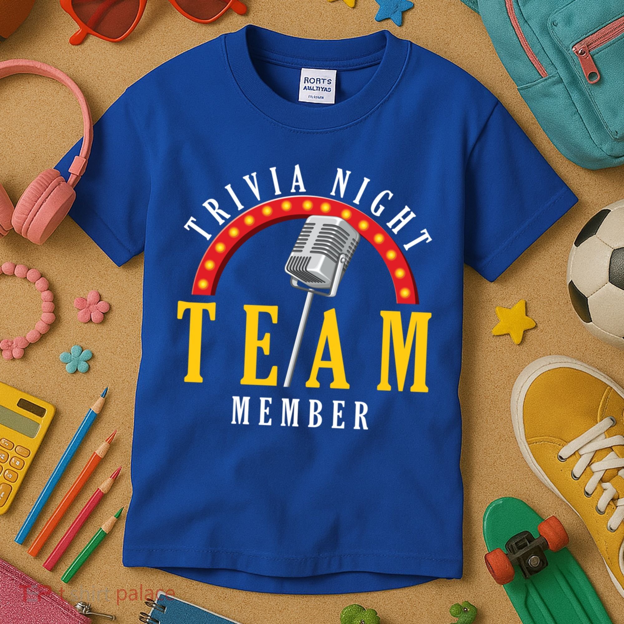 Trivia Night Team Member Quiz Game Show Trivia Gift Kids T-Shirt