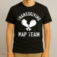 Thanksgiving Nap Team Funny Thanksgiving Turkey Day Family T-Shirt thumb 3