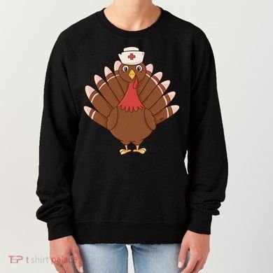 Turkey Nurse Thanksgiving Women's Sweatshirt