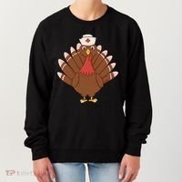 Turkey Nurse Thanksgiving Women's Sweatshirt thumb 0