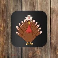 Turkey Nurse Thanksgiving Coaster thumb 0