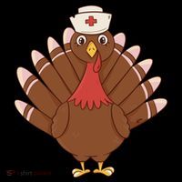 Turkey Nurse Thanksgiving Mousepad thumb 1