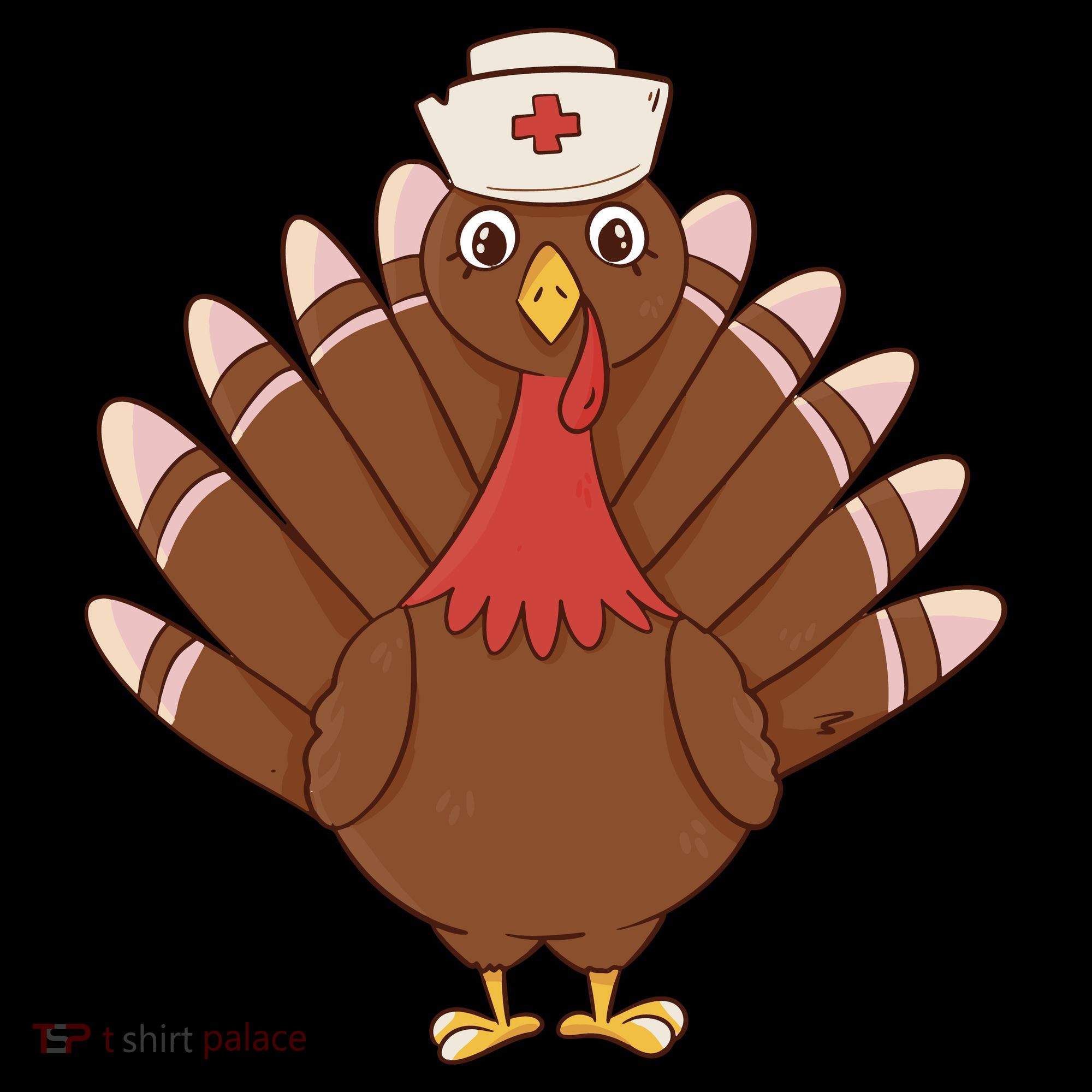 Turkey Nurse Thanksgiving Mousepad