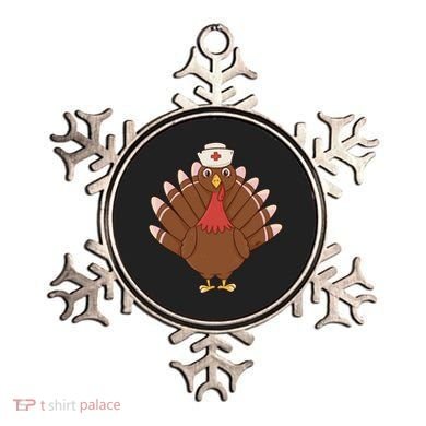 Turkey Nurse Thanksgiving Ornament