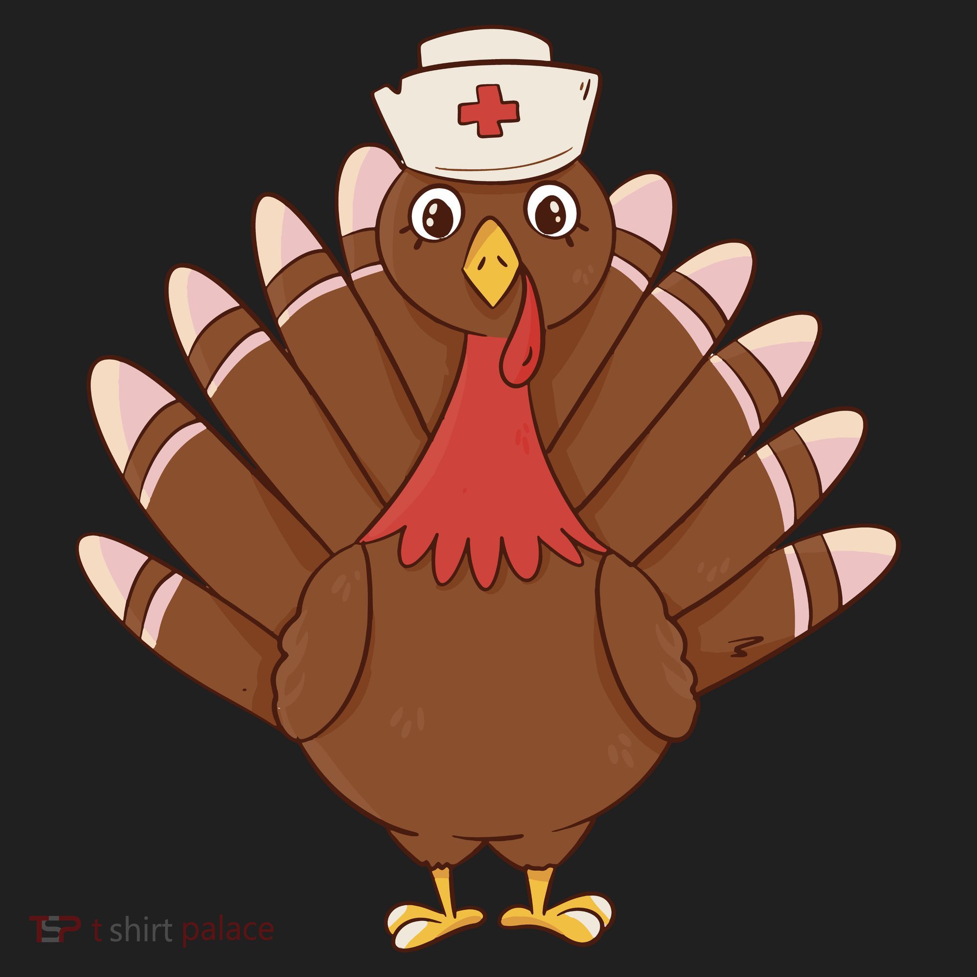 Turkey Nurse Thanksgiving Hat