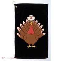 Turkey Nurse Thanksgiving Golf Towel thumb 0