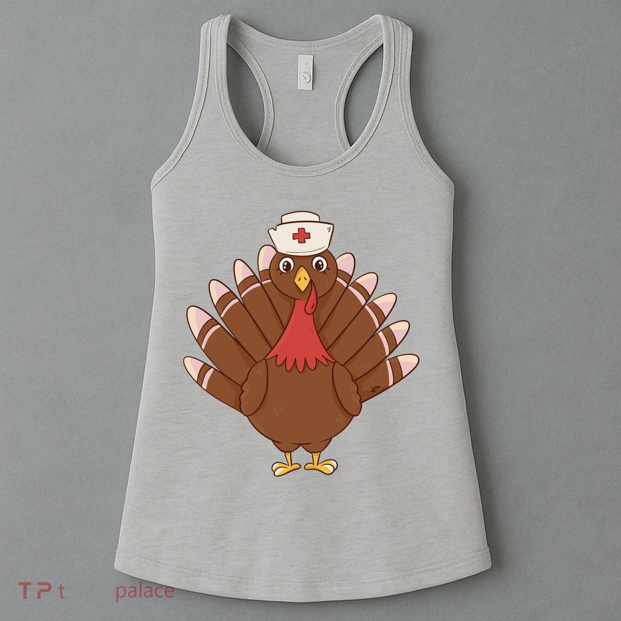 Turkey Nurse Thanksgiving Women's Tank Top