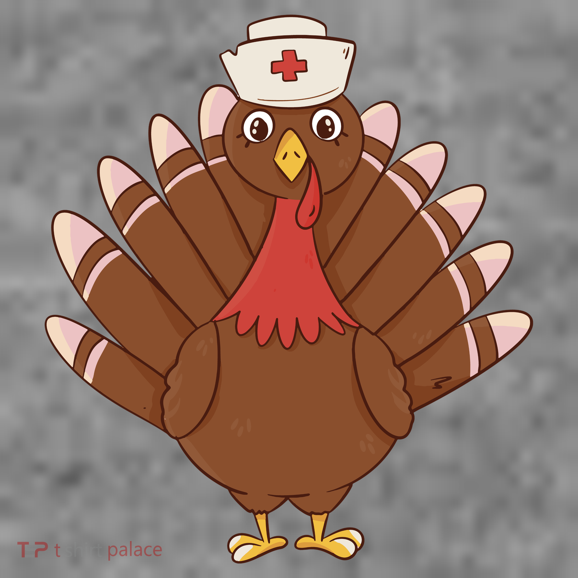 Turkey Nurse Thanksgiving Baby Bodysuit