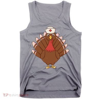 Turkey Nurse Thanksgiving Tank Top