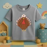 Turkey Nurse Thanksgiving Toddler T-Shirt thumb 3