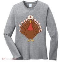 Turkey Nurse Thanksgiving Women's Long Sleeve Shirt thumb 0