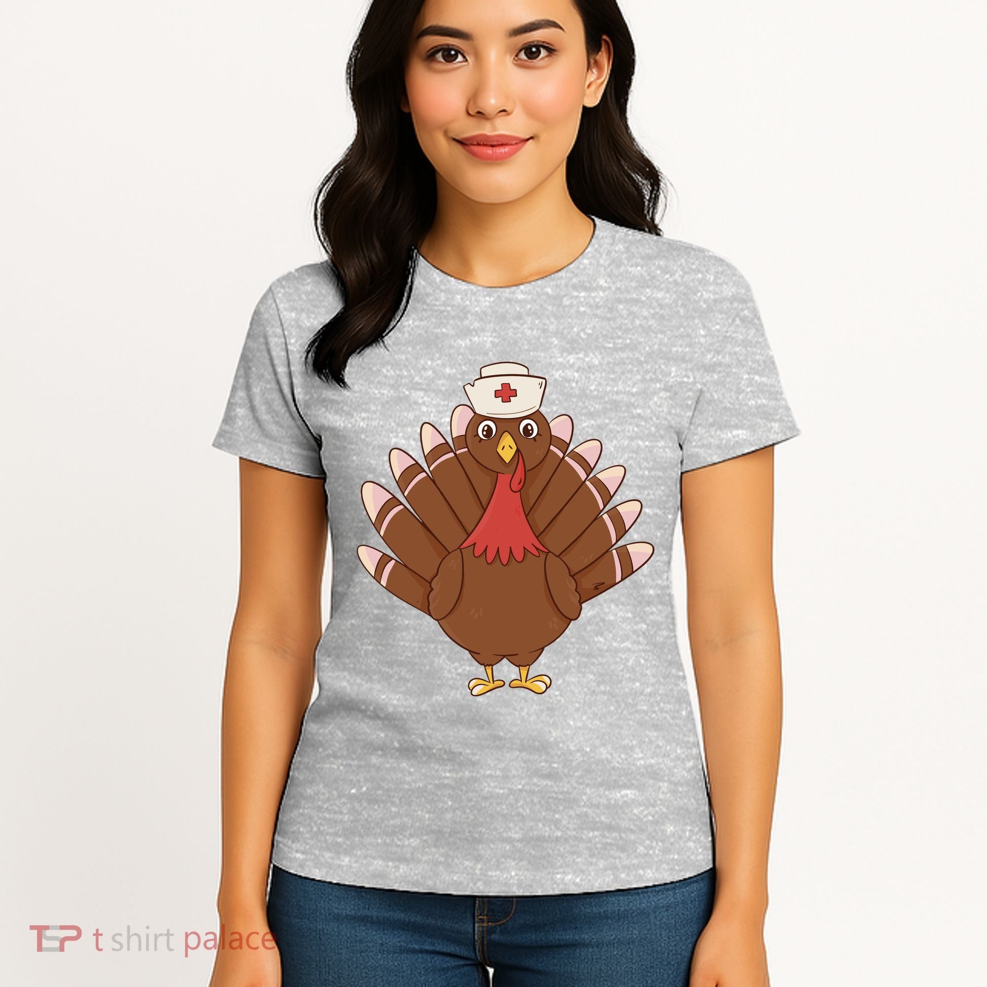Turkey Nurse Thanksgiving Women's T-Shirt