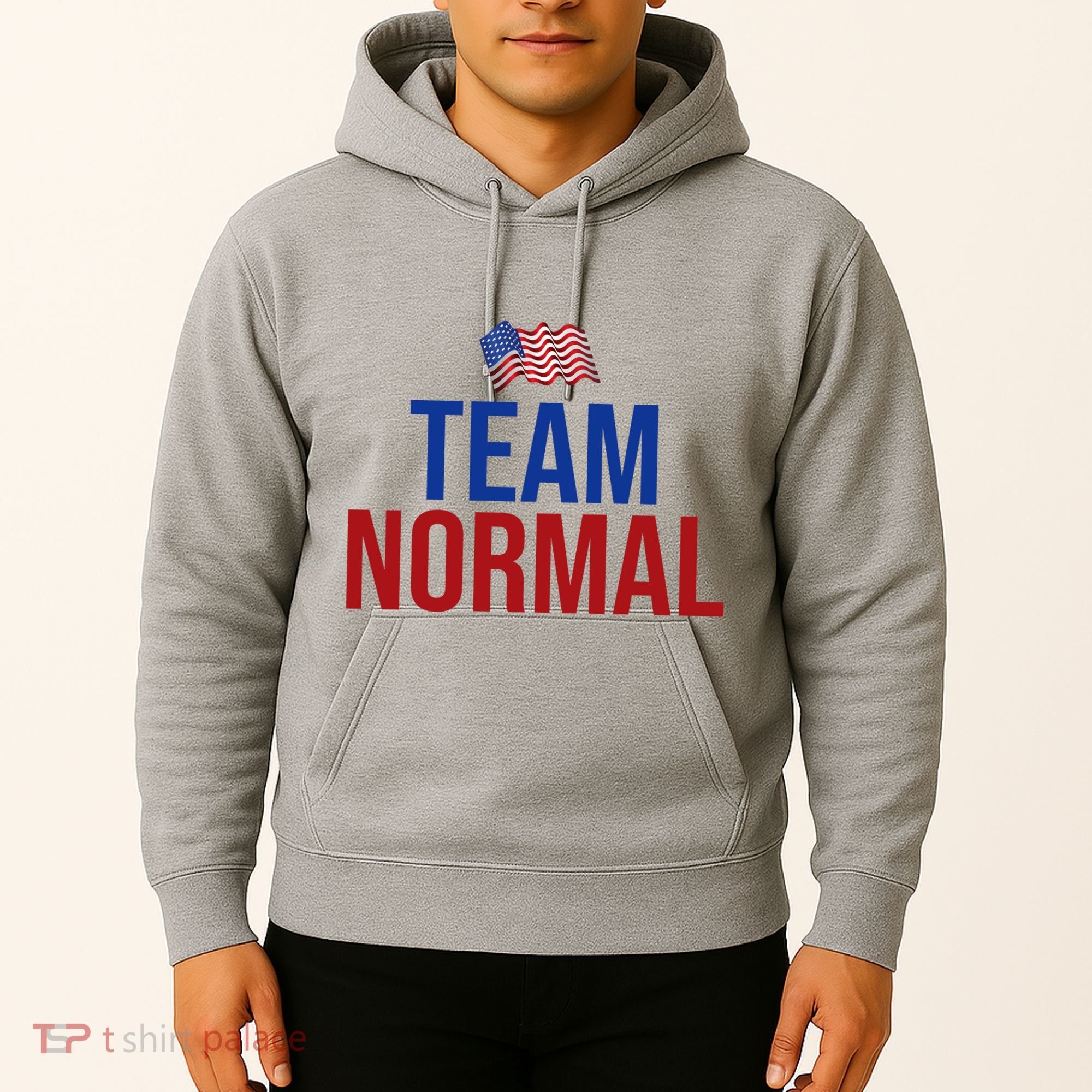 Team Normal United States Flag Patriotic Hoodie