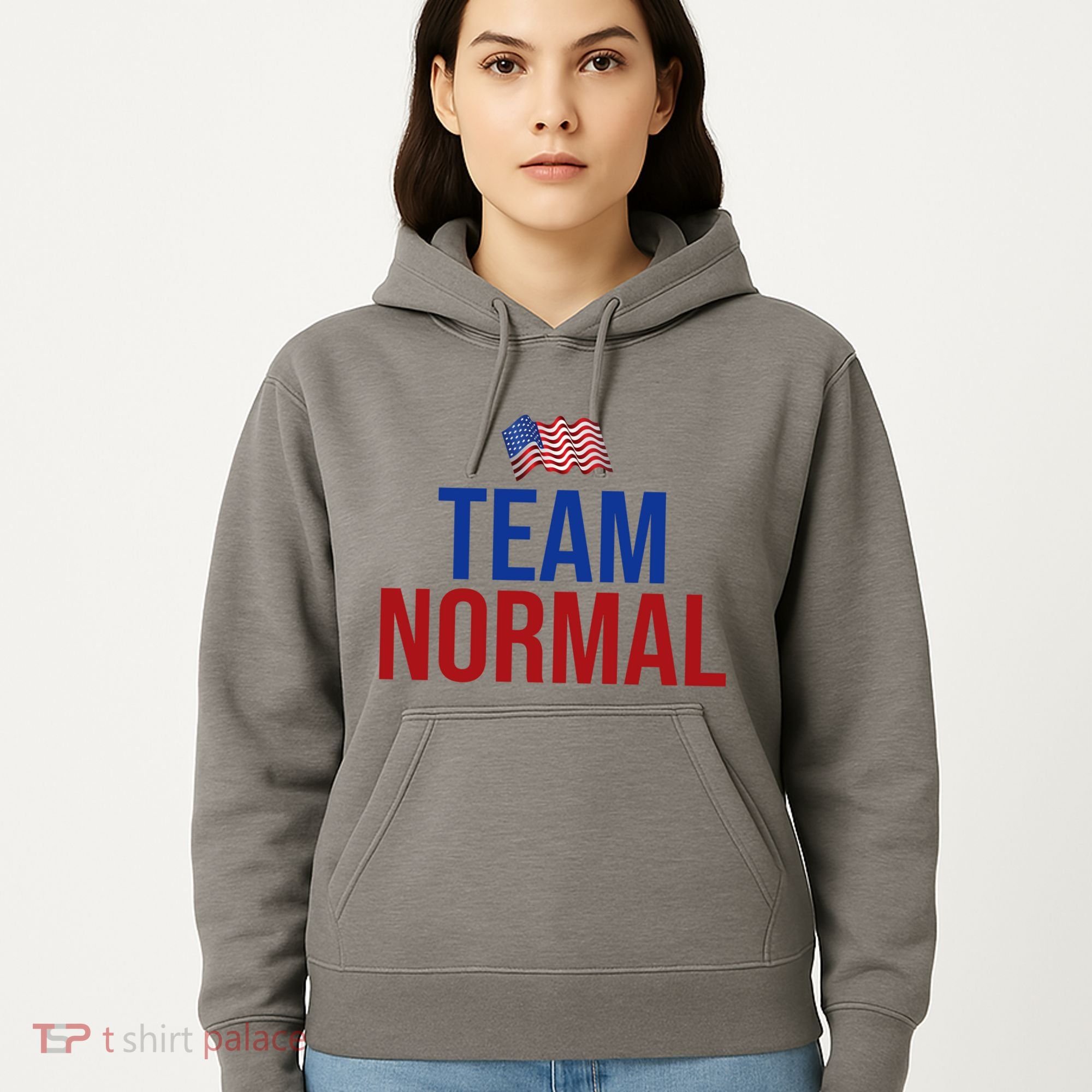 Team Normal United States Flag Patriotic Hoodie