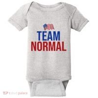 Team Normal United States Flag Patriotic Baby Bodysuit thumb 0