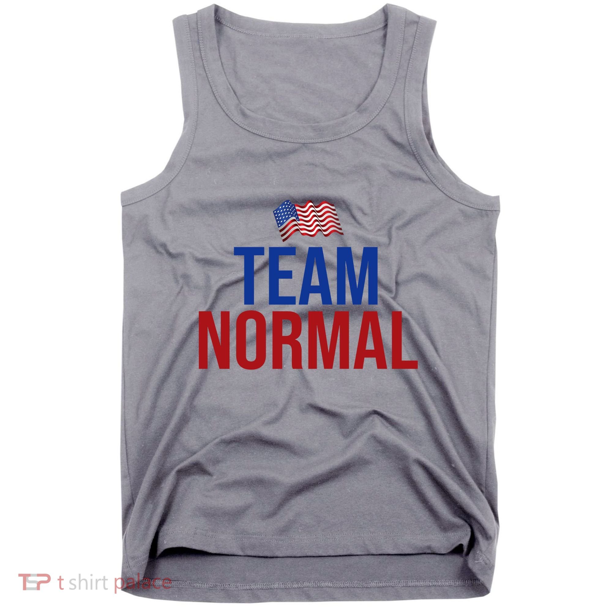 Team Normal United States Flag Patriotic Tank Top
