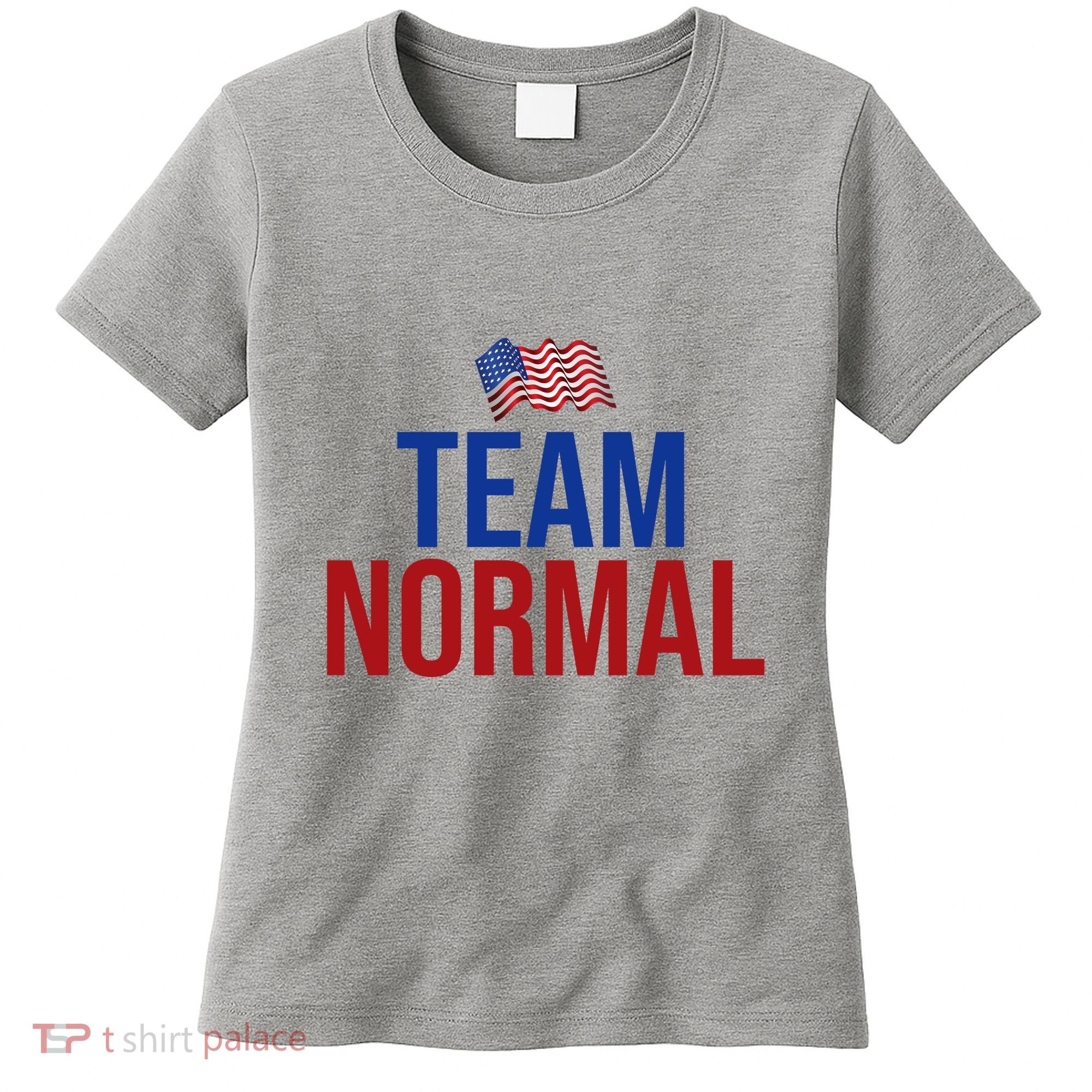 Team Normal United States Flag Patriotic Women's T-Shirt