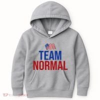 Team Normal United States Flag Patriotic Kids Hoodie thumb 0