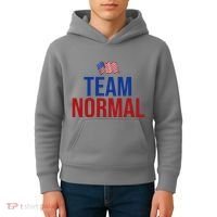 Team Normal United States Flag Patriotic Kids Hoodie thumb 4