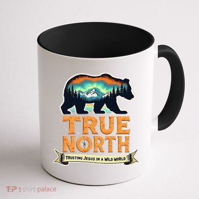 True North VBS 2025 Christian Trusting Jesus Wilderness Gift Coffee Mug back