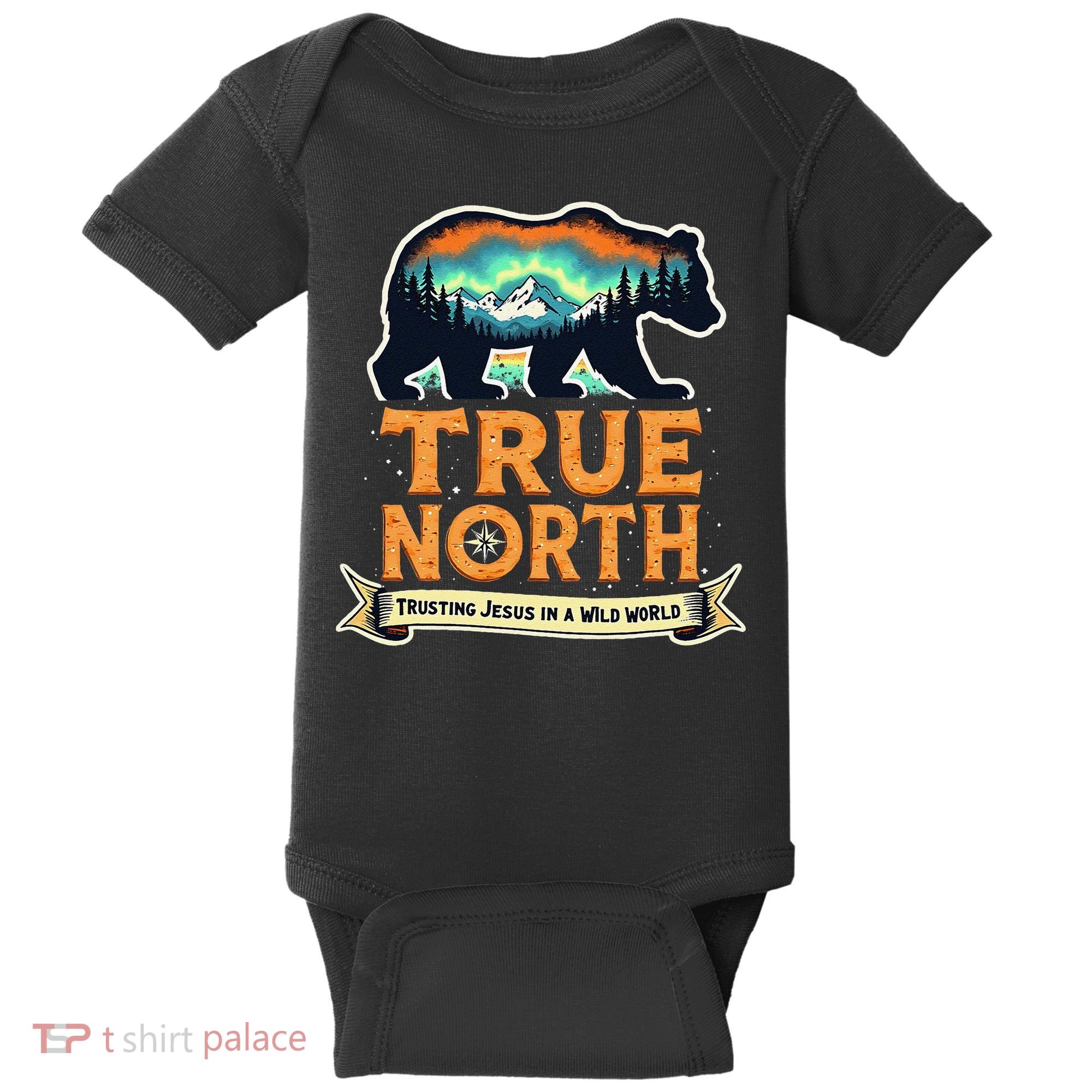 True North VBS 2025 Christian Trusting Jesus Wilderness Gift Baby Bodysuit