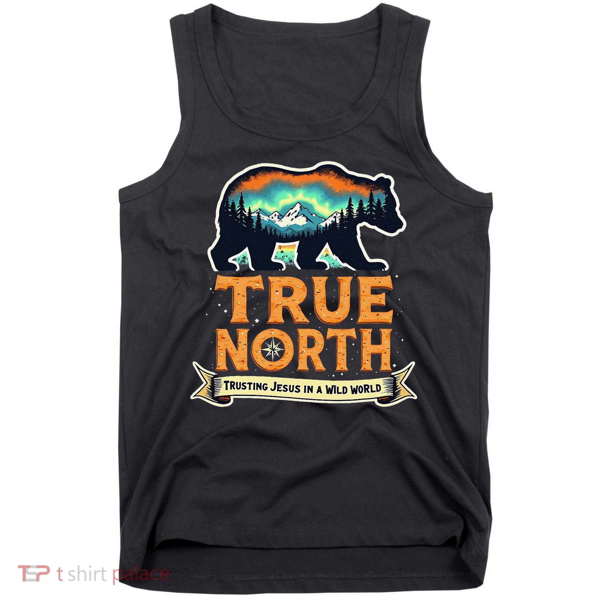 True North VBS 2025 Christian Trusting Jesus Wilderness Gift Tank Top