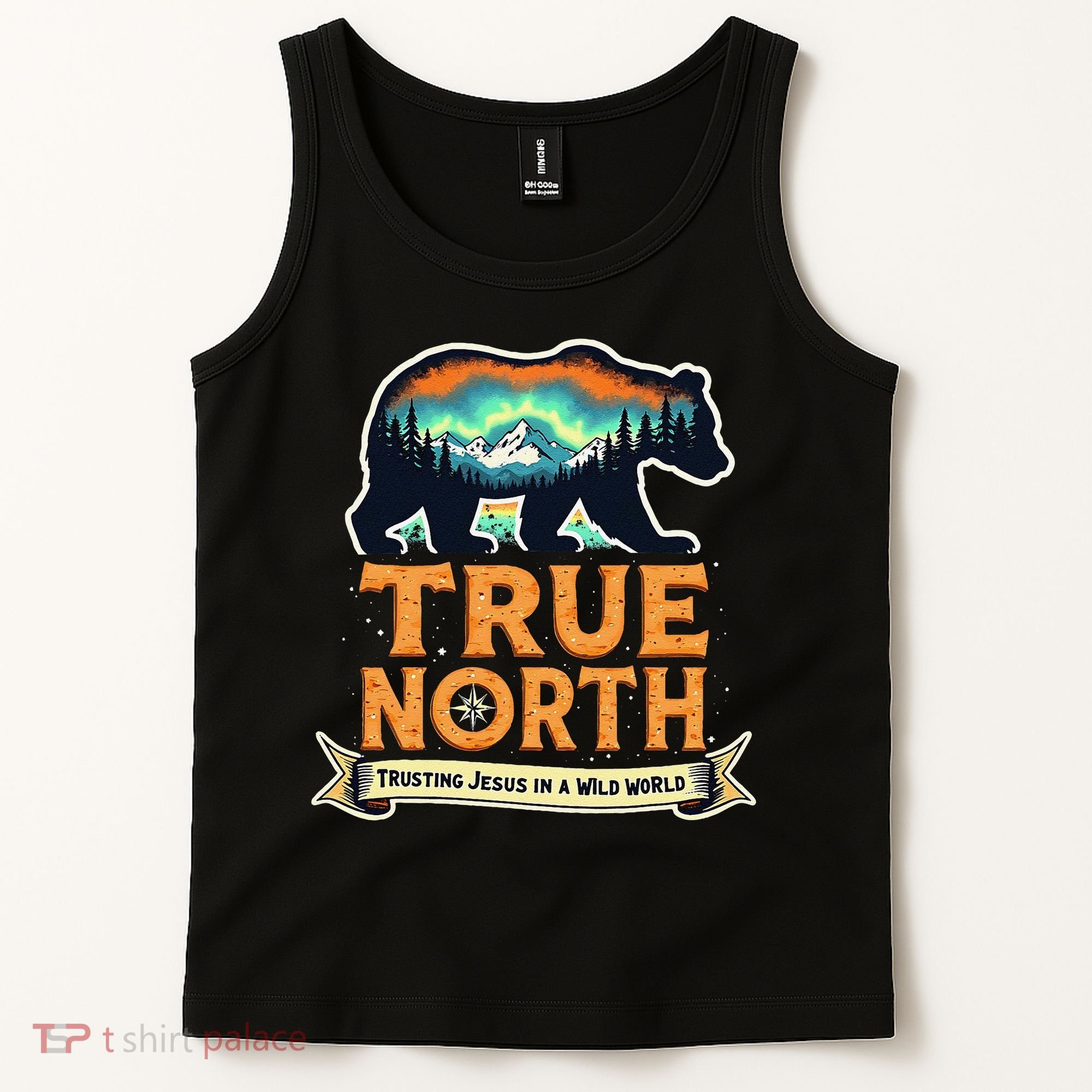True North VBS 2025 Christian Trusting Jesus Wilderness Gift Tank Top