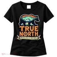 True North VBS 2025 Christian Trusting Jesus Wilderness Gift Women's T-Shirt thumb 0