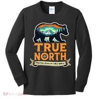True North VBS 2025 Christian Trusting Jesus Wilderness Gift Kids Long Sleeve Shirt thumb 0