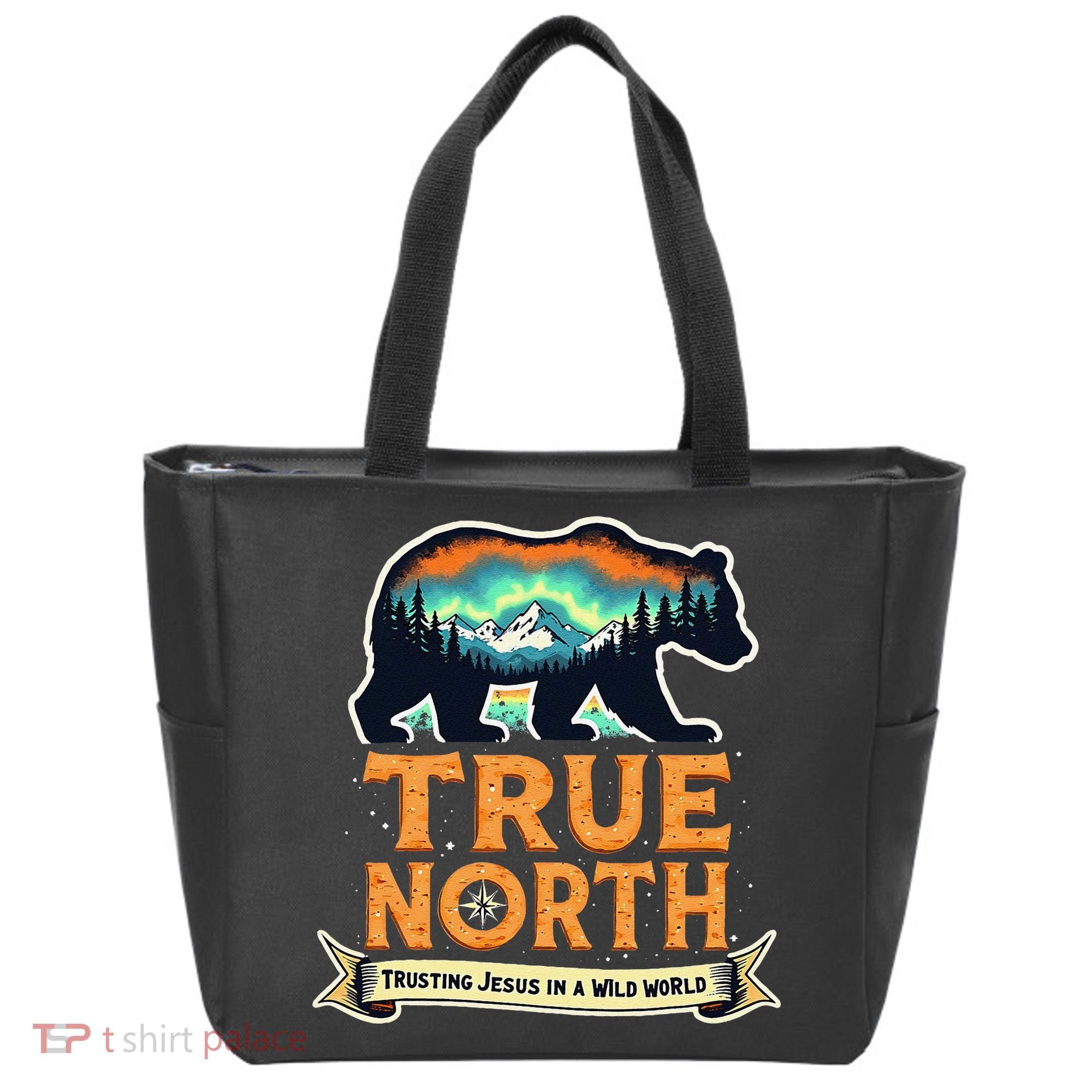 True North VBS 2025 Christian Trusting Jesus Wilderness Gift Tote Bag