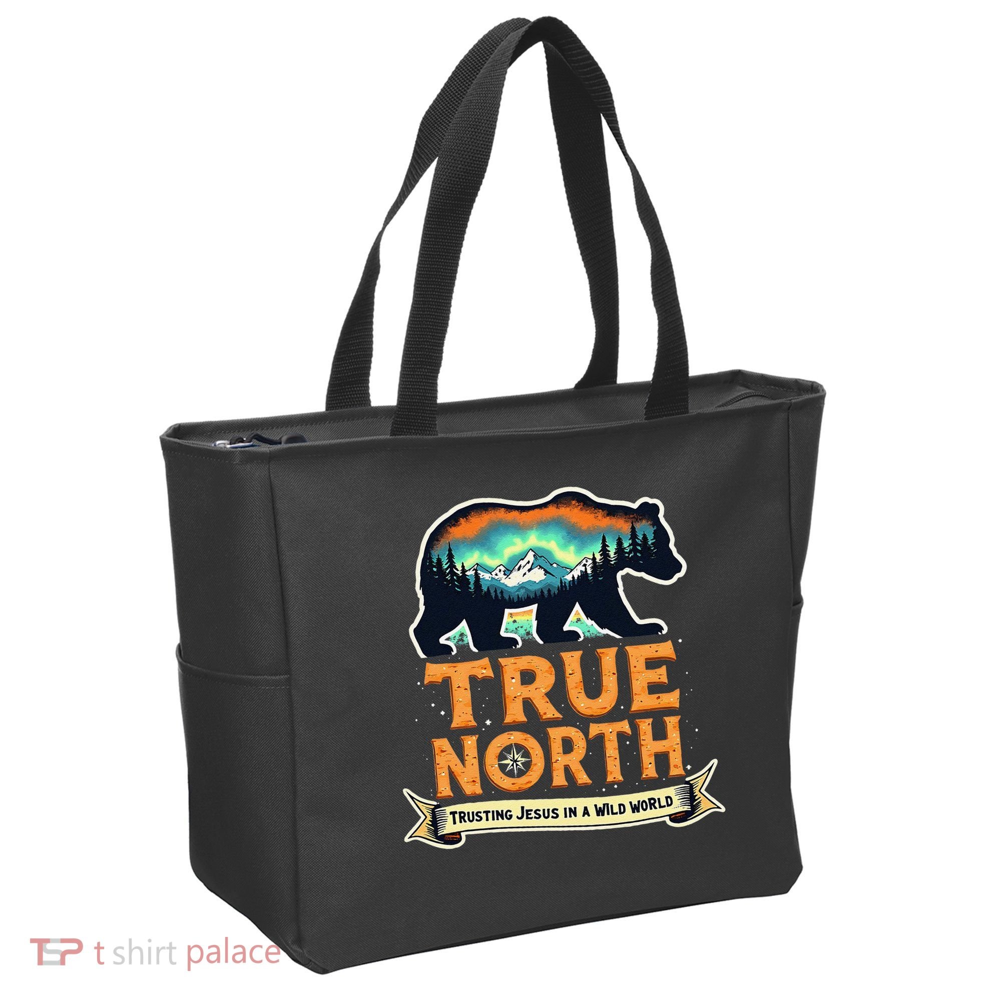 True North VBS 2025 Christian Trusting Jesus Wilderness Gift Tote Bag