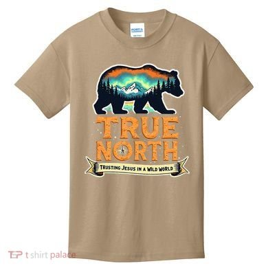 True North VBS 2025 Christian Trusting Jesus Wilderness Gift Kids T-Shirt