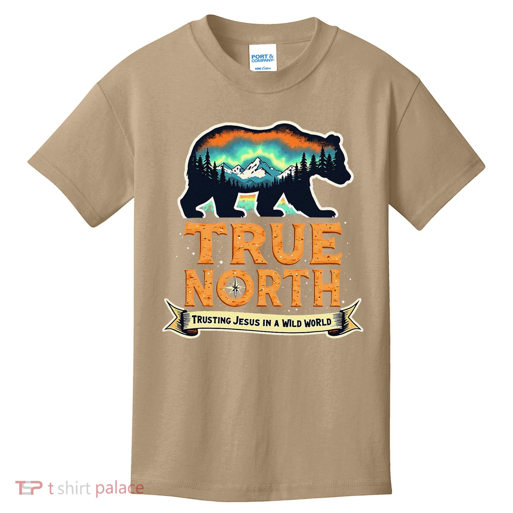 True North VBS 2025 Christian Trusting Jesus Wilderness Gift Kids T-Shirt