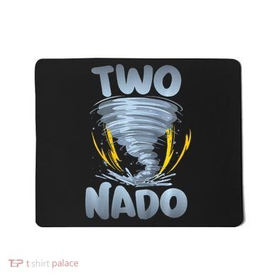 Two Nado Warning 2nd Birthday Tornado Themed Birthday Mousepad