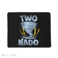 Two Nado Warning 2nd Birthday Tornado Themed Birthday Mousepad thumb 0