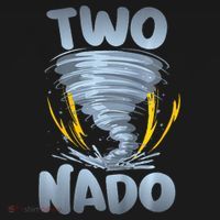 Two Nado Warning 2nd Birthday Tornado Themed Birthday Mousepad thumb 1