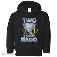 Two Nado Warning 2nd Birthday Tornado Themed Birthday Toddler Hoodie thumb 0