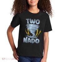 Two Nado Warning 2nd Birthday Tornado Themed Birthday Kids T-Shirt thumb 2