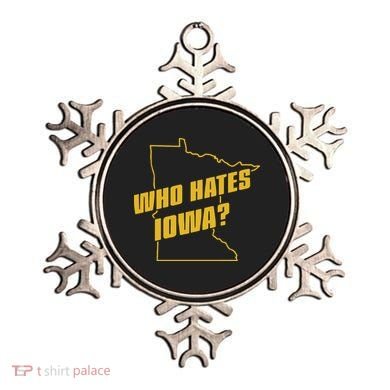 Tyler Nubin Who Hates Iowa Ornament