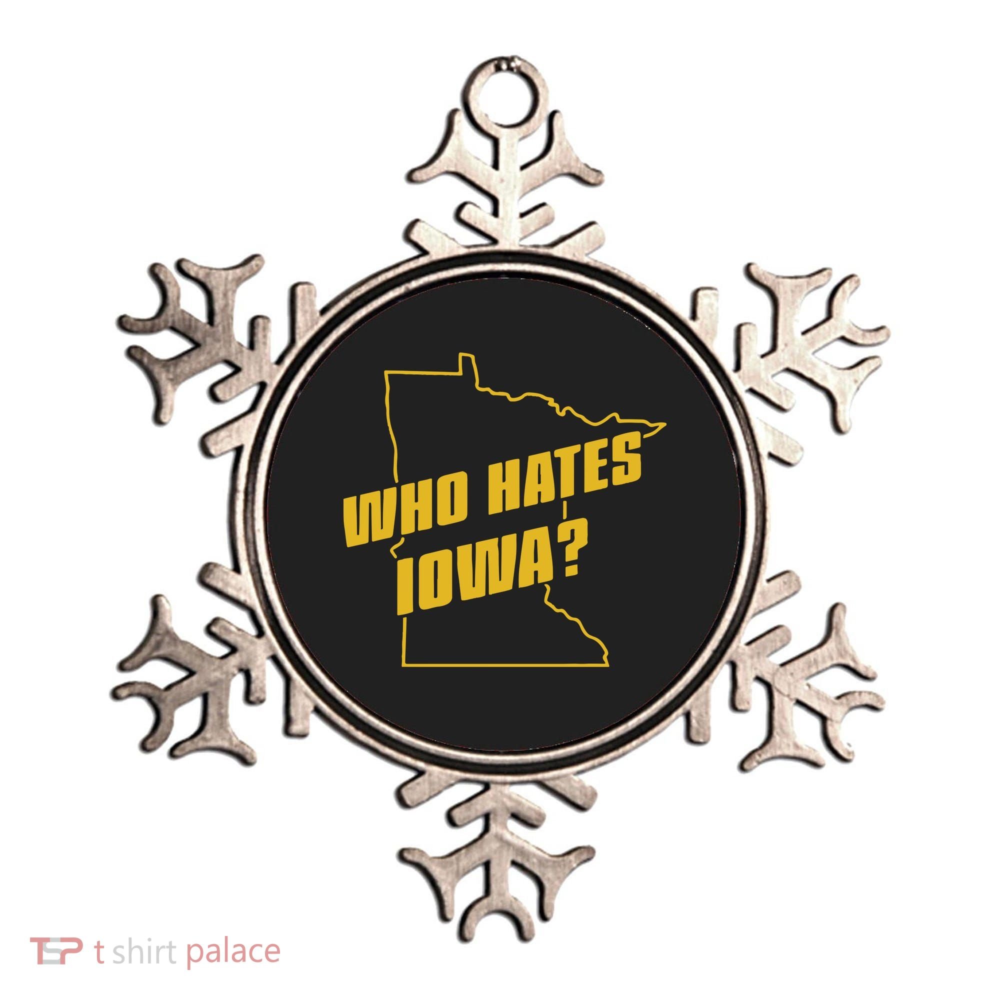 Tyler Nubin Who Hates Iowa Ornament